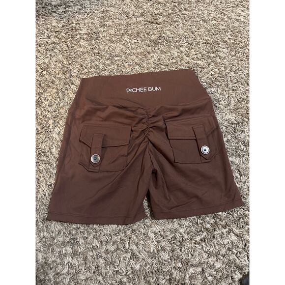 PCHEE BUM Scrunch Pocket Shorts M - Picture 2 of 2